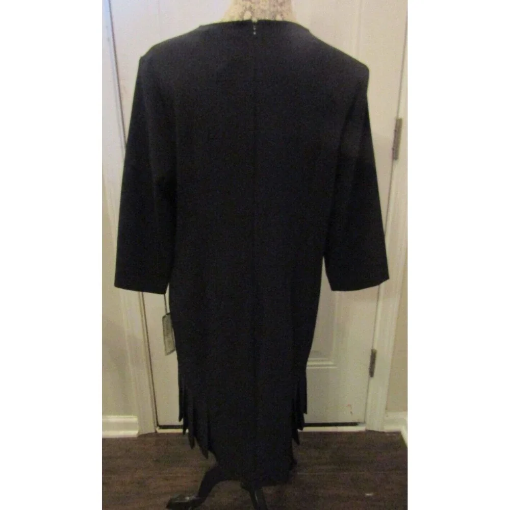 Estelle and Finn Dress NWT Black Pleated Bottom Retail $274 Womens Size 12